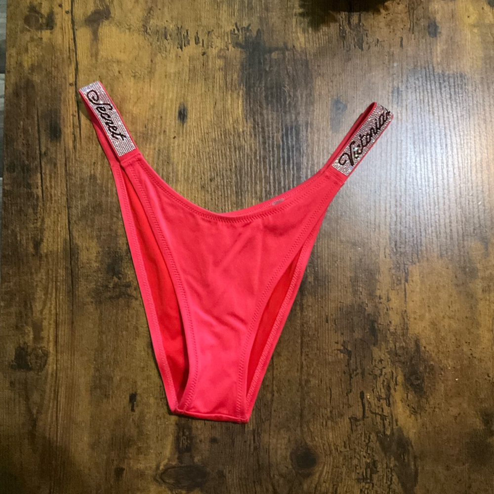 Victoria's Secret Vibrant Red Bikini Bottom